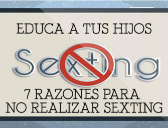Educa a tus hijos: 7 razones para no realizar sexting
