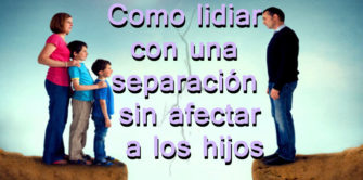 Como lidiar con una separación sin afectar a los hijos